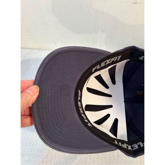 Flex fit baseball cap hat navy new - Picture 4 of 4